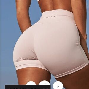 YOUNGLA light pink shorts